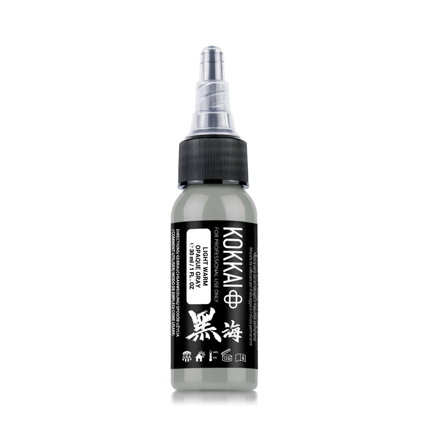 Kokkai Sumi+ - Light Warm Opaque Gray 30ml