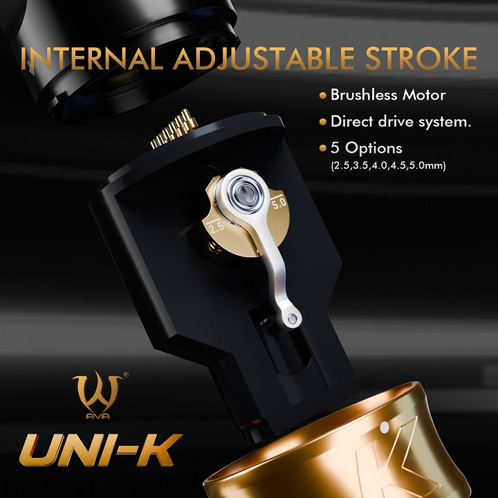 AVA Wireless Pen Machine UNI-K Luxury Kit 2,5-5mm stroke Black