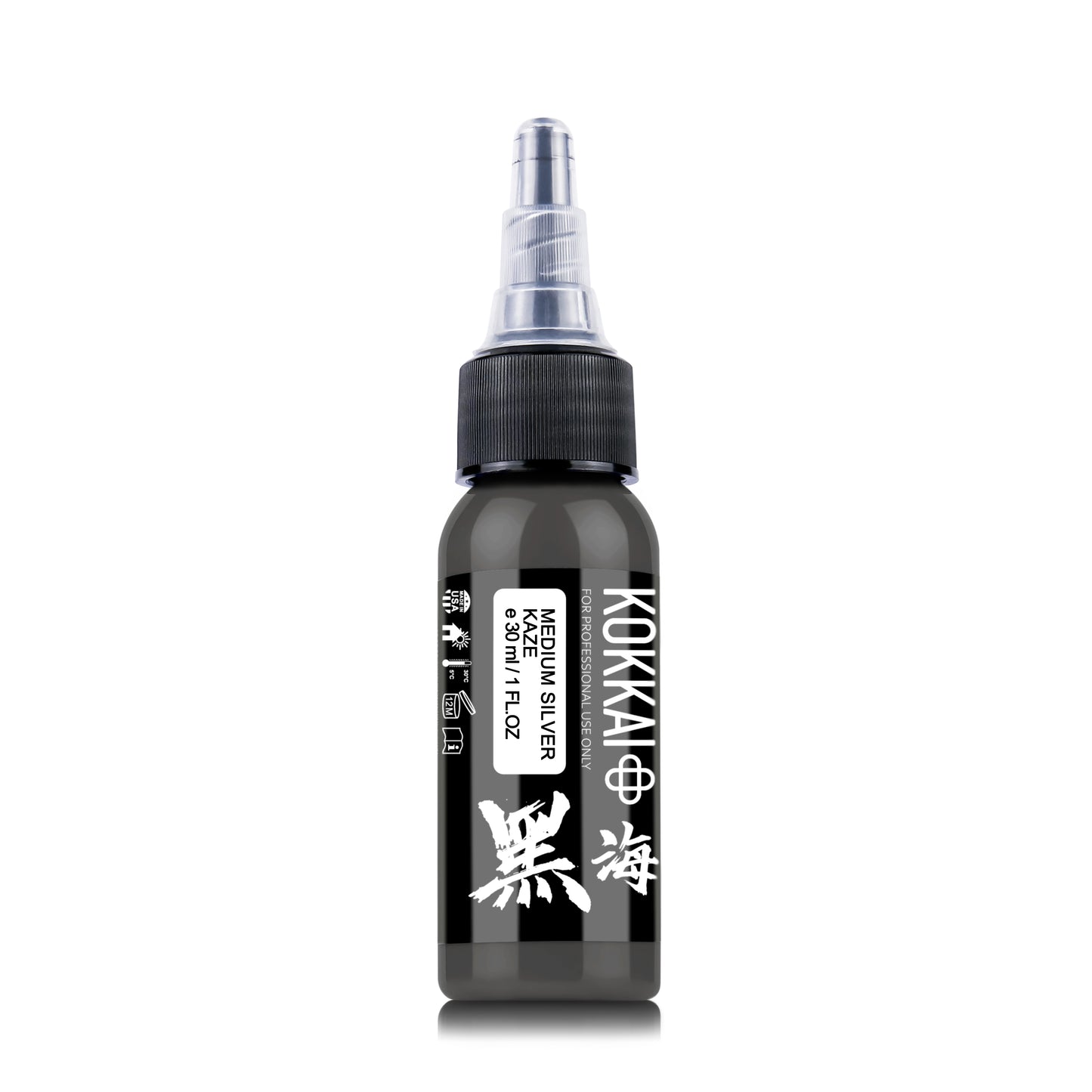 Kokkai Sumi+ - Medium Silver Kaze 30ml