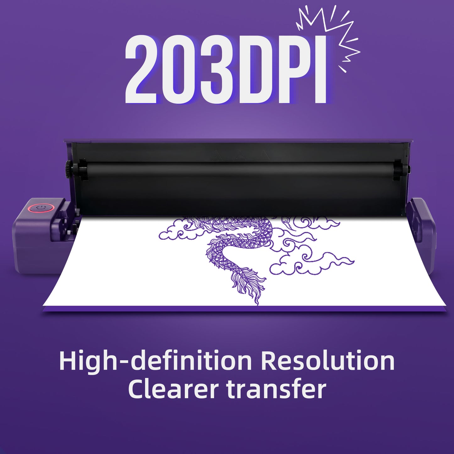 DUKEGLO H2 – Wireless Thermal Tattoo Stencil Printer