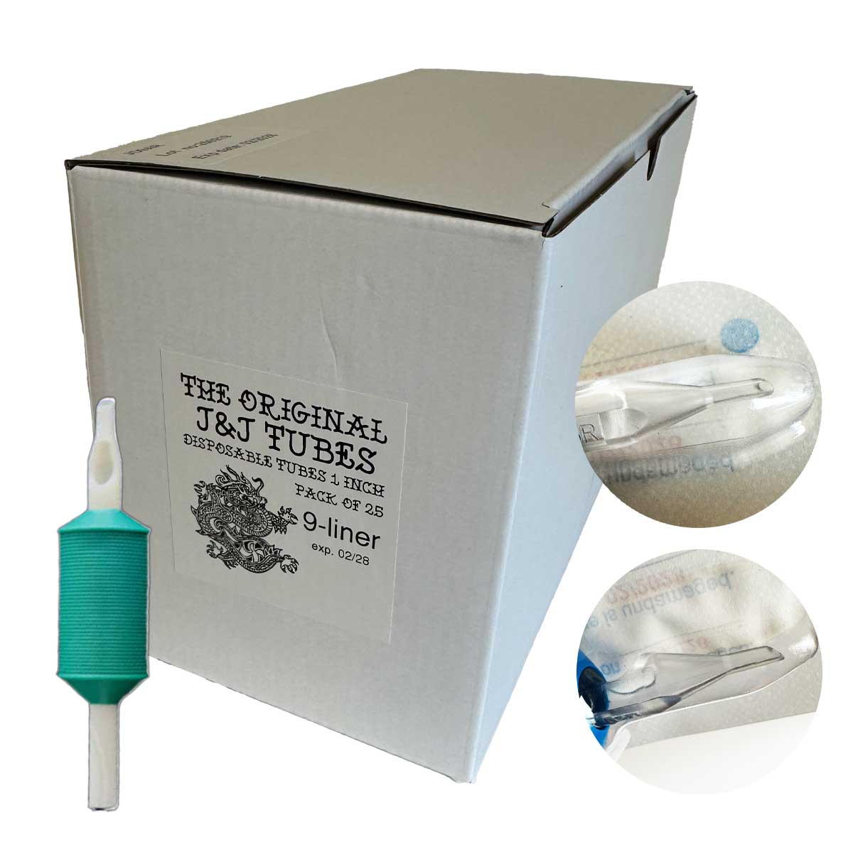 The Original - J&J Disposable Tubes 1"