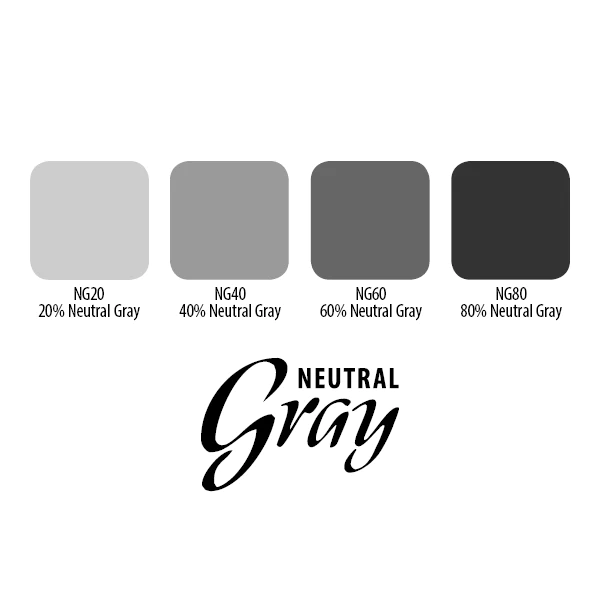 Eternal Ink - Neutral Grey Set 4x1oz