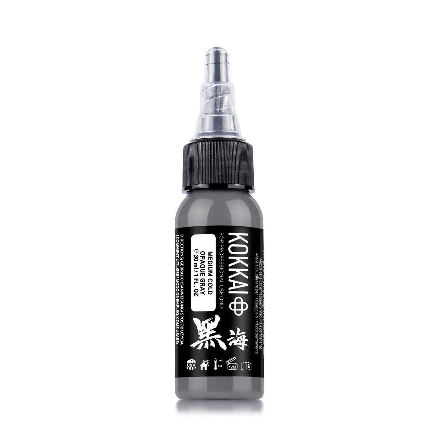 Kokkai Sumi+ - Medium Cold Opaque Gray 30ml