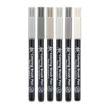 Koi Color Brush Set of 6 URBAN COLORS