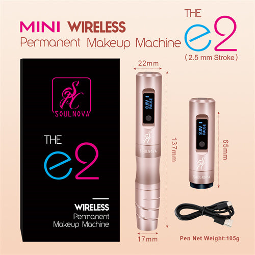 E2 Soulnova Mini Wireless Pen Black 2.5mm