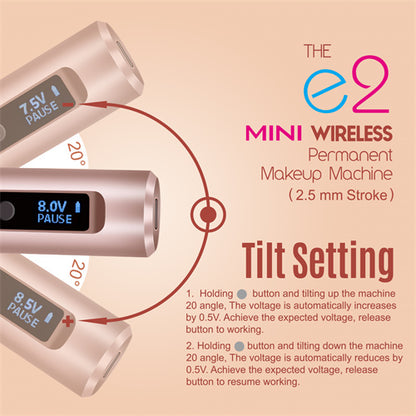 E2 Soulnova Mini Wireless Pen Rose Red 2.5mm