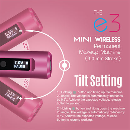 E3 Soulnova Mini Wireless Pen Rose Red 3.0mm