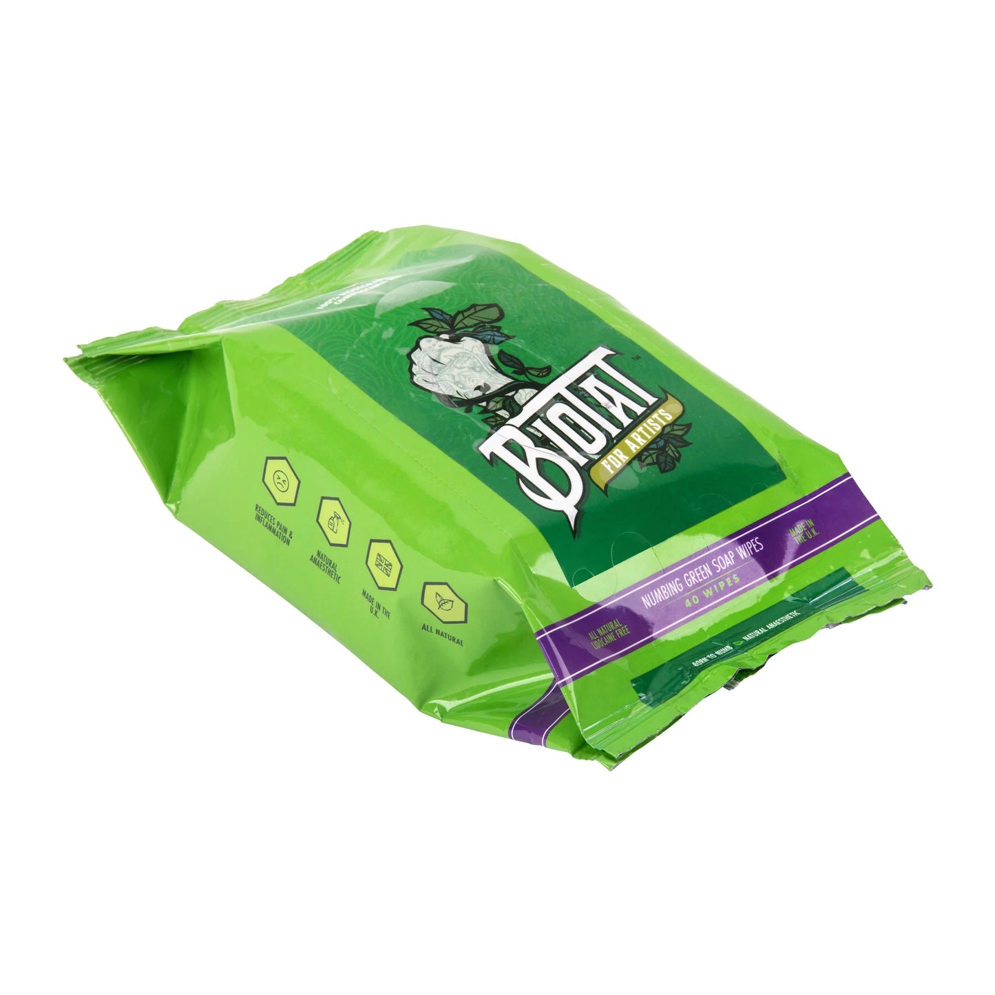 Biotat® Green Soap Wipes - 40-pack