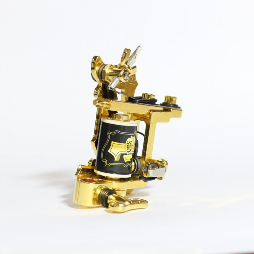 JACK RUDY-HM SIGNATURE SERIES - tattoo machine - Gold Edition - Shader