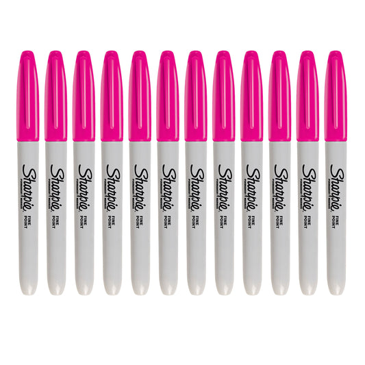 12-pack Sharpie Permanent Marker Fine Point - Magenta