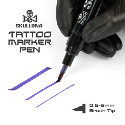 SkullDNA Tattoo Marker Pen Purple