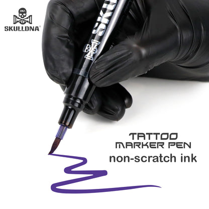 SkullDNA Tattoo Marker Pen Purple