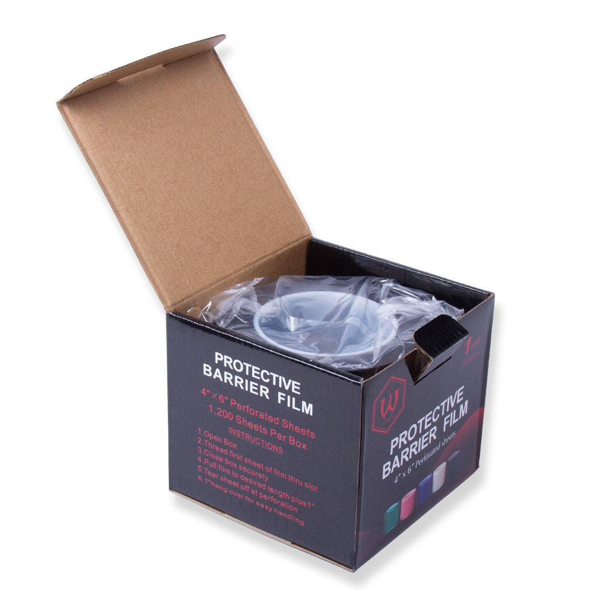 Tattoo Protective Barrier Film 10x15cm 1200 sheets - Black