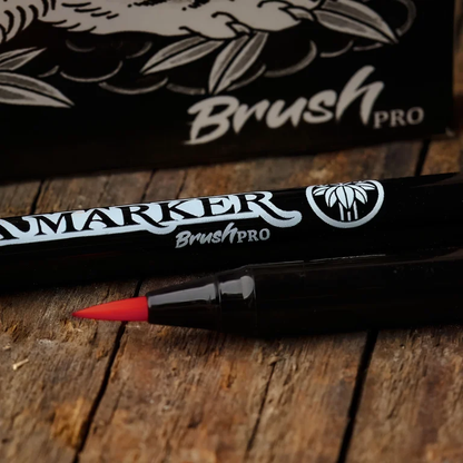 TORA Marker Brush PRO Tip - CHI RED - 6-pack