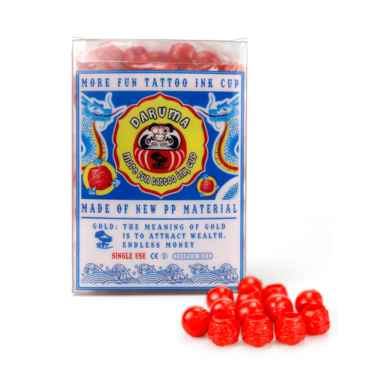 Daruma Ink Cups - 200pcs - RED