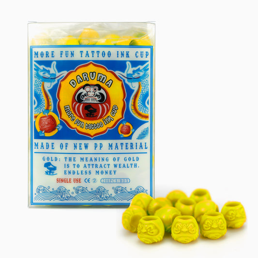 Daruma Ink Cups - 200pcs - YELLOW