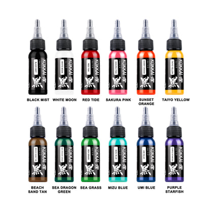 Kokkai Sumi+ - 12 Color Set 12x30ml