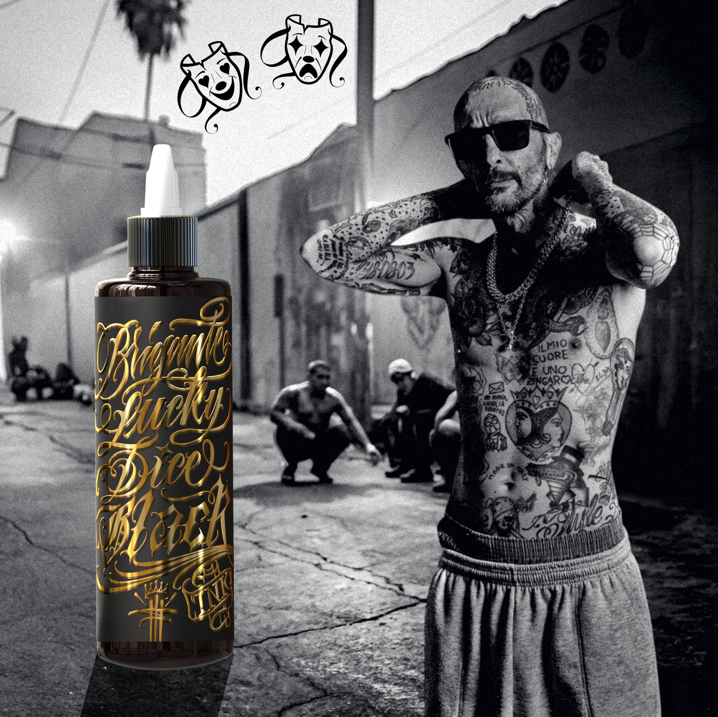 Panthera Ink x Brigante Lucky Dice Black 200ml