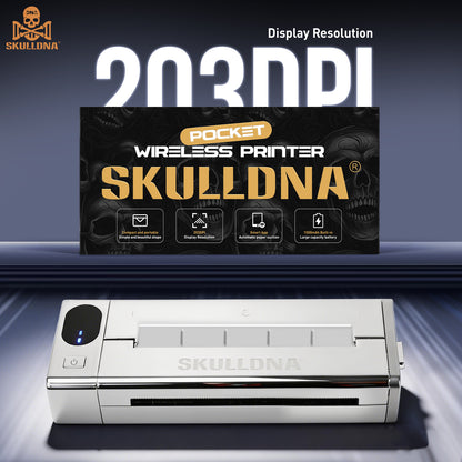 SKULLDNA Mini Wireless Printer