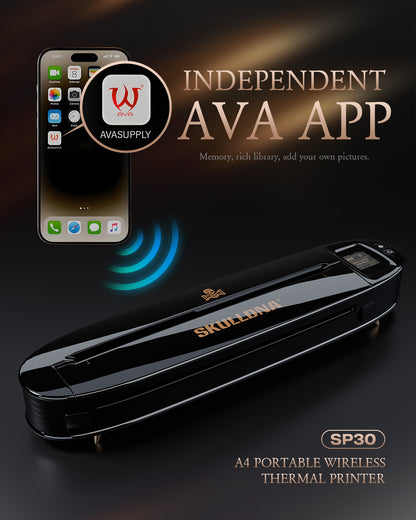 SKULLDNA SP30 Wireless Printer Black