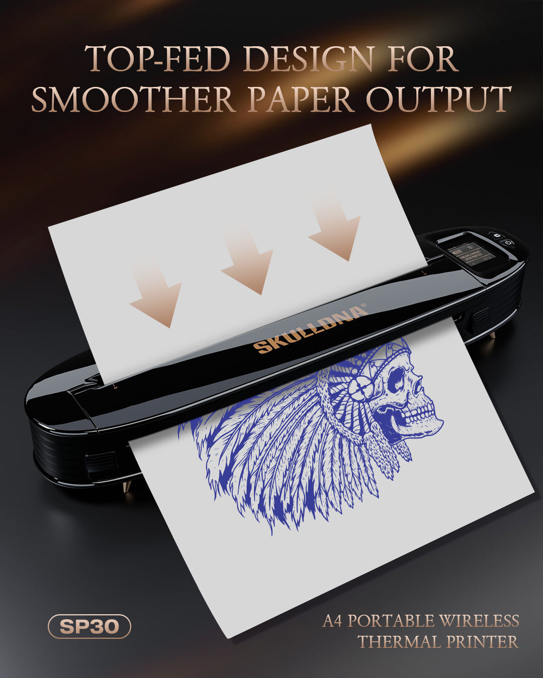 SKULLDNA SP30 Wireless Printer Black