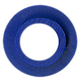 Nylon Shoulder Washers - Blue