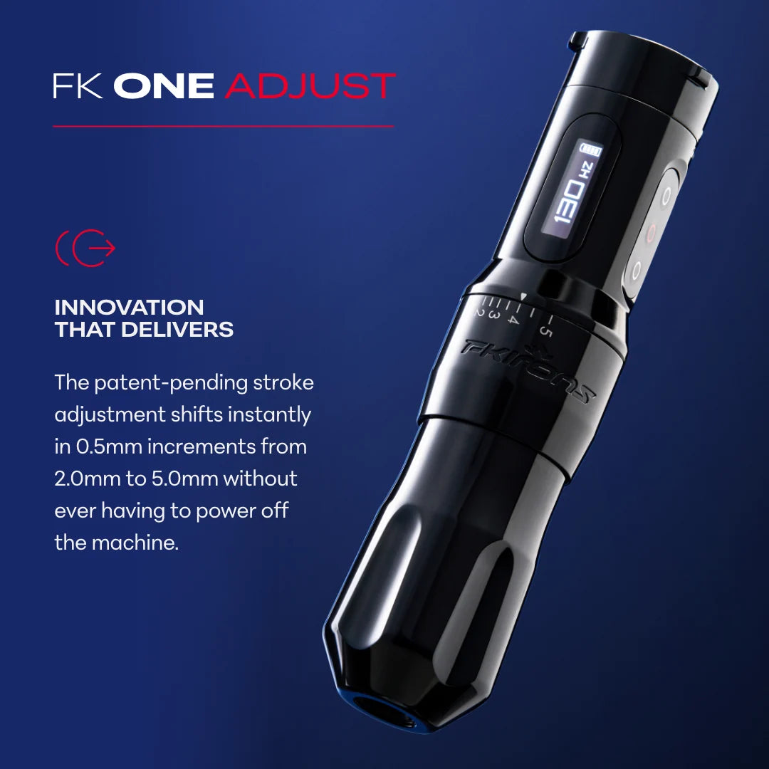 FK One Adjust Wireless Tattoo Machine - Stealth
