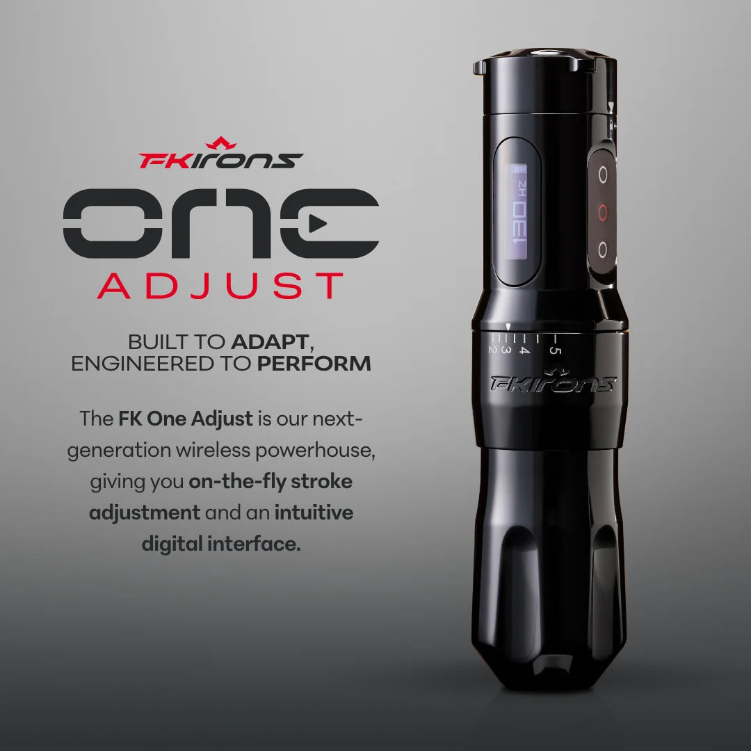FK One Adjust Wireless Tattoo Machine - Stealth