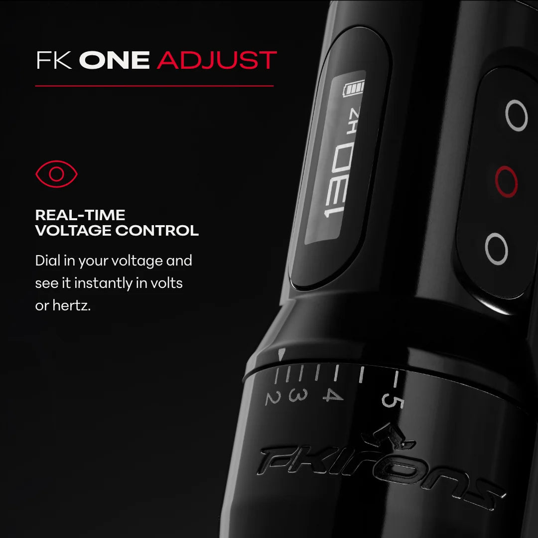 FK One Adjust Wireless Tattoo Machine - Stealth
