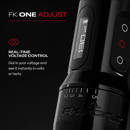 FK One Adjust Wireless Tattoo Machine - Stealth