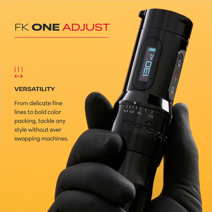 FK One Adjust Wireless Tattoo Machine - Stealth