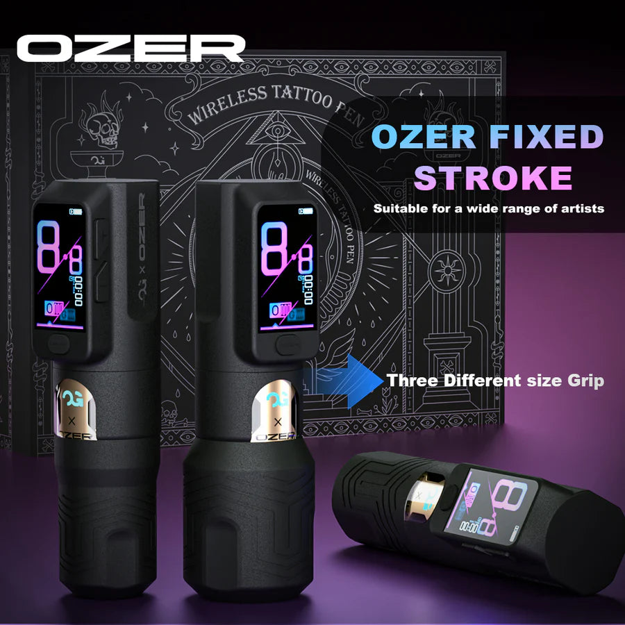 Ozer × OG FURY II Wireless Tattoo Pen 4,2mm Black