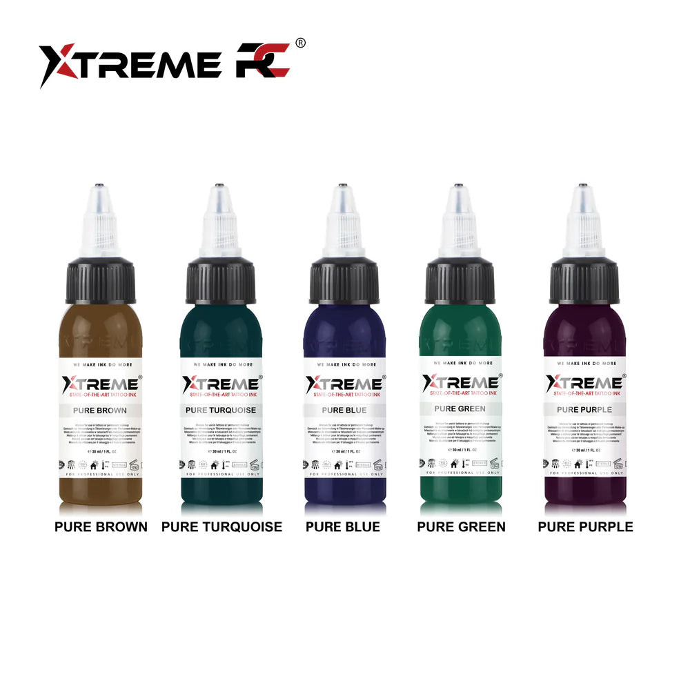 Xtreme Ink - Pure Color Set 5x30ml