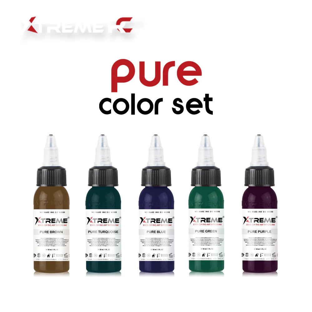 Xtreme Ink - Pure Color Set 5x30ml