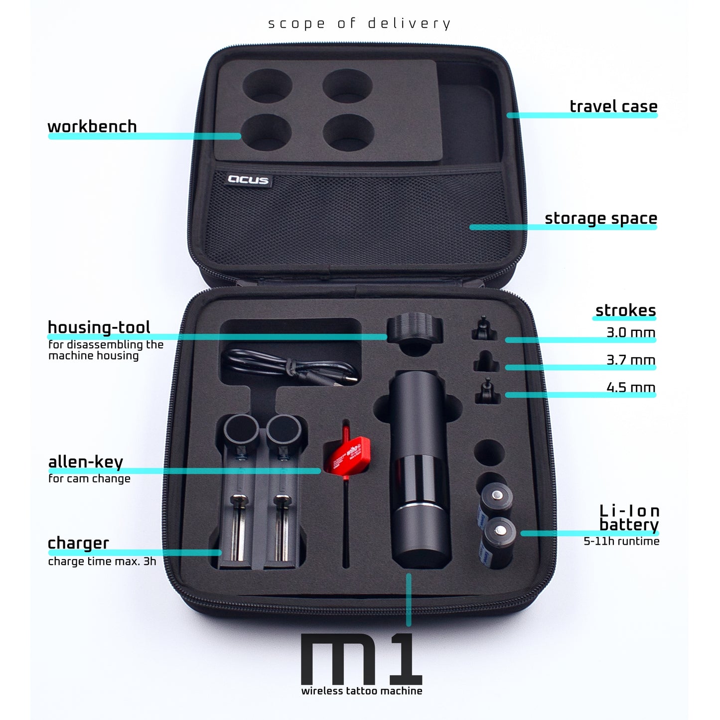 ACUS M1 Plus Tattoo Machine