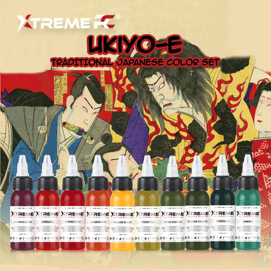 Xtreme Ink - Ukiyo-e Traditional Japanese Color Set - 10x30ml