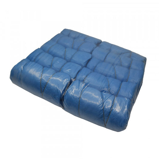 Nitras Disposable Plastic Bed Covers Blue 100pcs