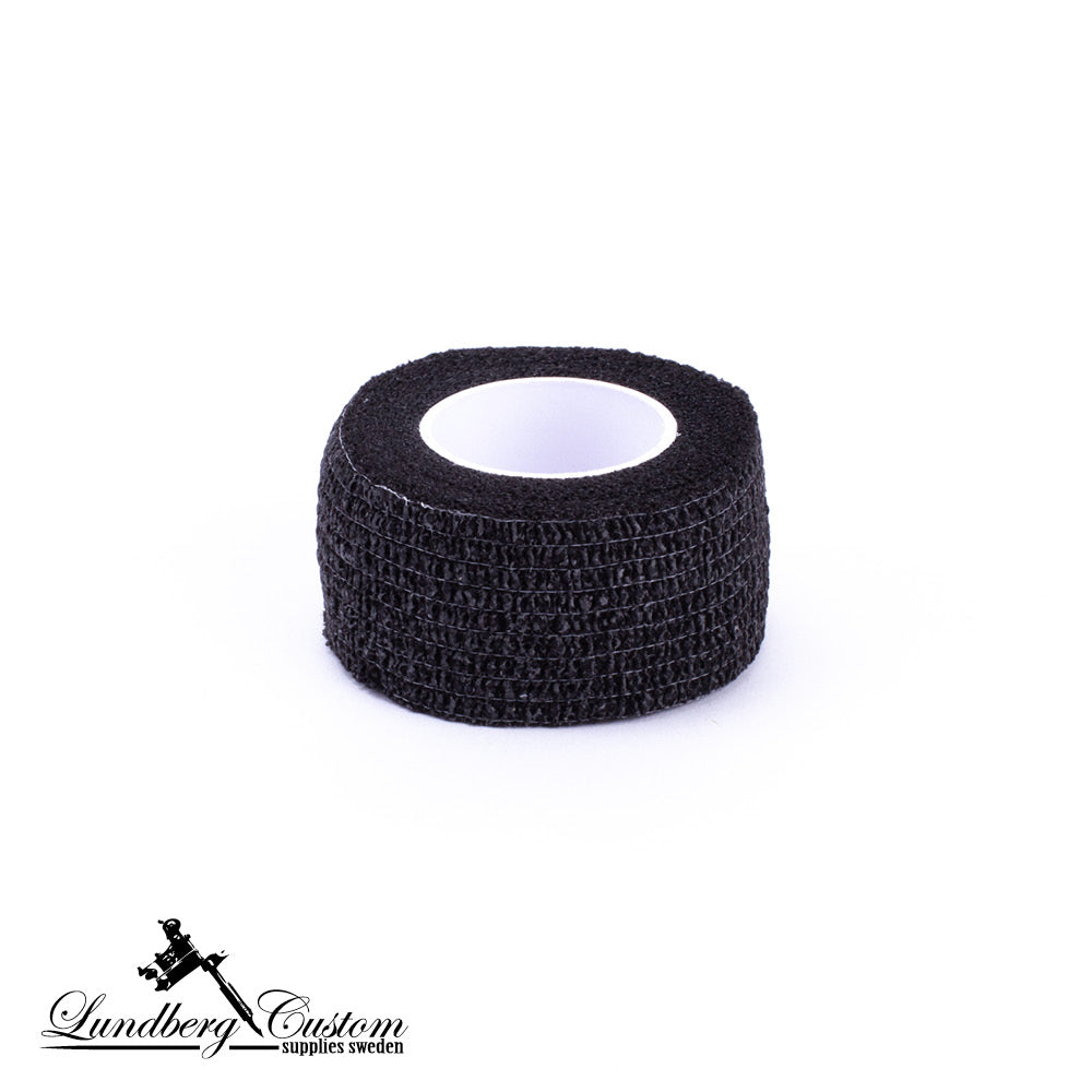 Precision Medical Cohesive Wrap 1" - BLACK