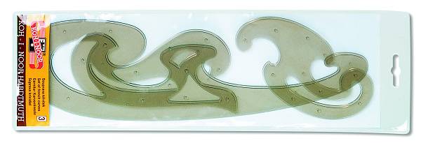 Burmester curves template set 3-pcs