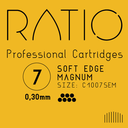 Ratio Professional Cartridges - 0.30mm Soft Edge Magnums