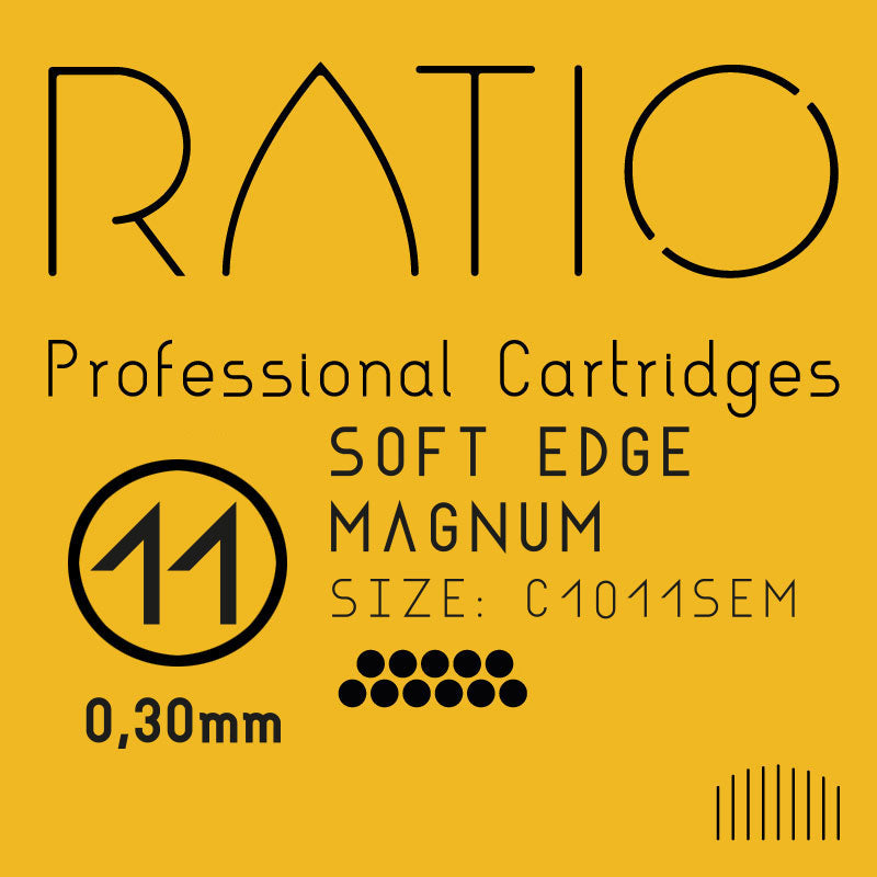 Ratio Professional Cartridges - 0.30mm Soft Edge Magnums