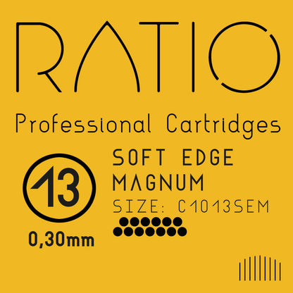 Ratio Professional Cartridges - 0.30mm Soft Edge Magnums