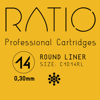 Ratio Professional Cartridges - 0.30mm Liners