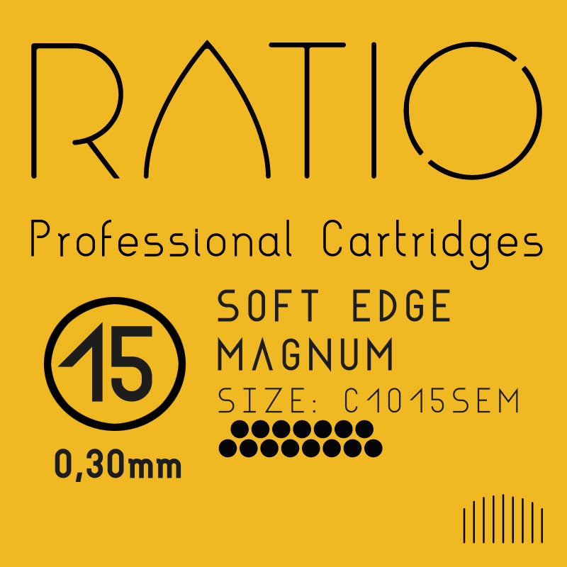 Ratio Professional Cartridges - 0.30mm Soft Edge Magnums