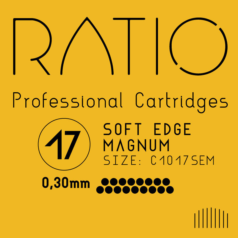 Ratio Professional Cartridges - 0.30mm Soft Edge Magnums