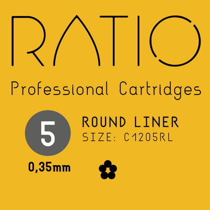 Ratio Professional Cartridges - 0.35mm Liners