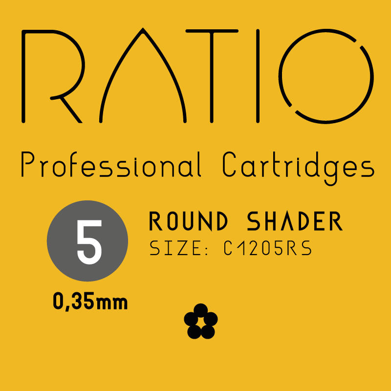 Ratio Professional Cartridges - 0.35mm Round Shaders