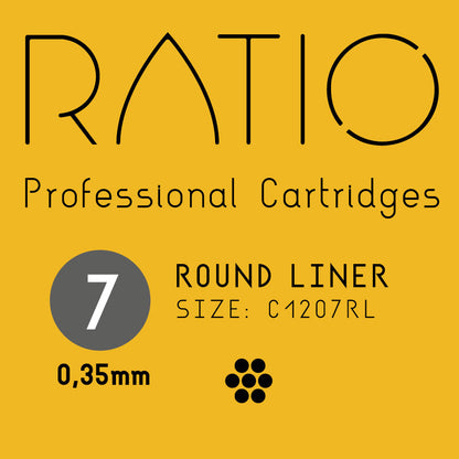 Ratio Professional Cartridges - 0.35mm Liners