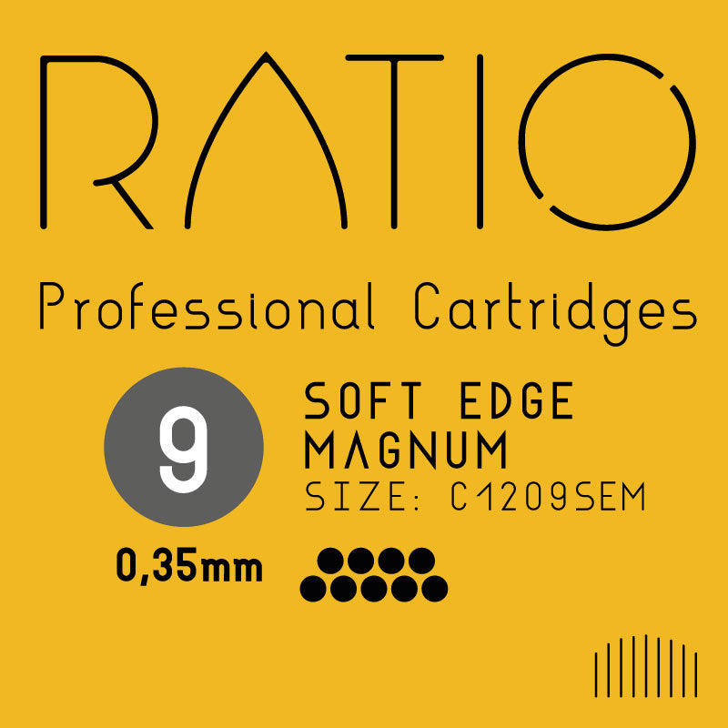 Ratio Professional Cartridges - 0.35mm Soft Edge Magnums