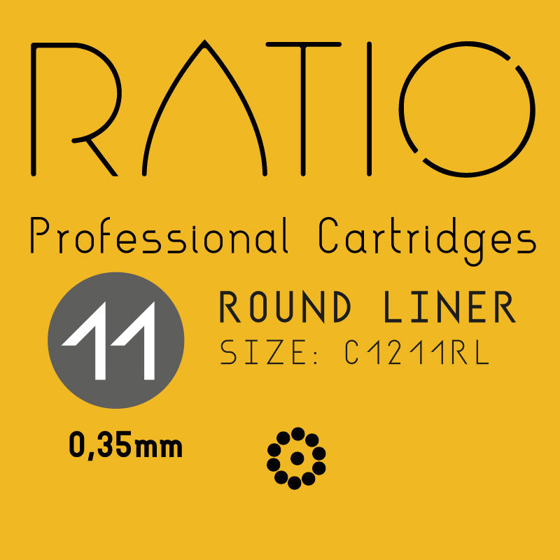 Ratio Professional Cartridges - 0.35mm Liners